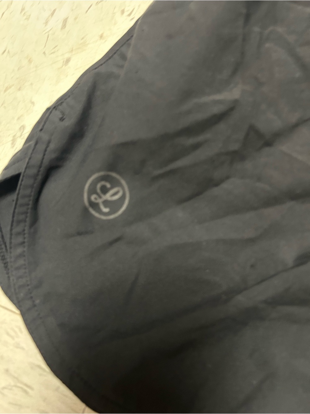 Legends Black Lined Running Shorts Medium Devoted Dreamers Logo Athletic - Picture 6 of 8